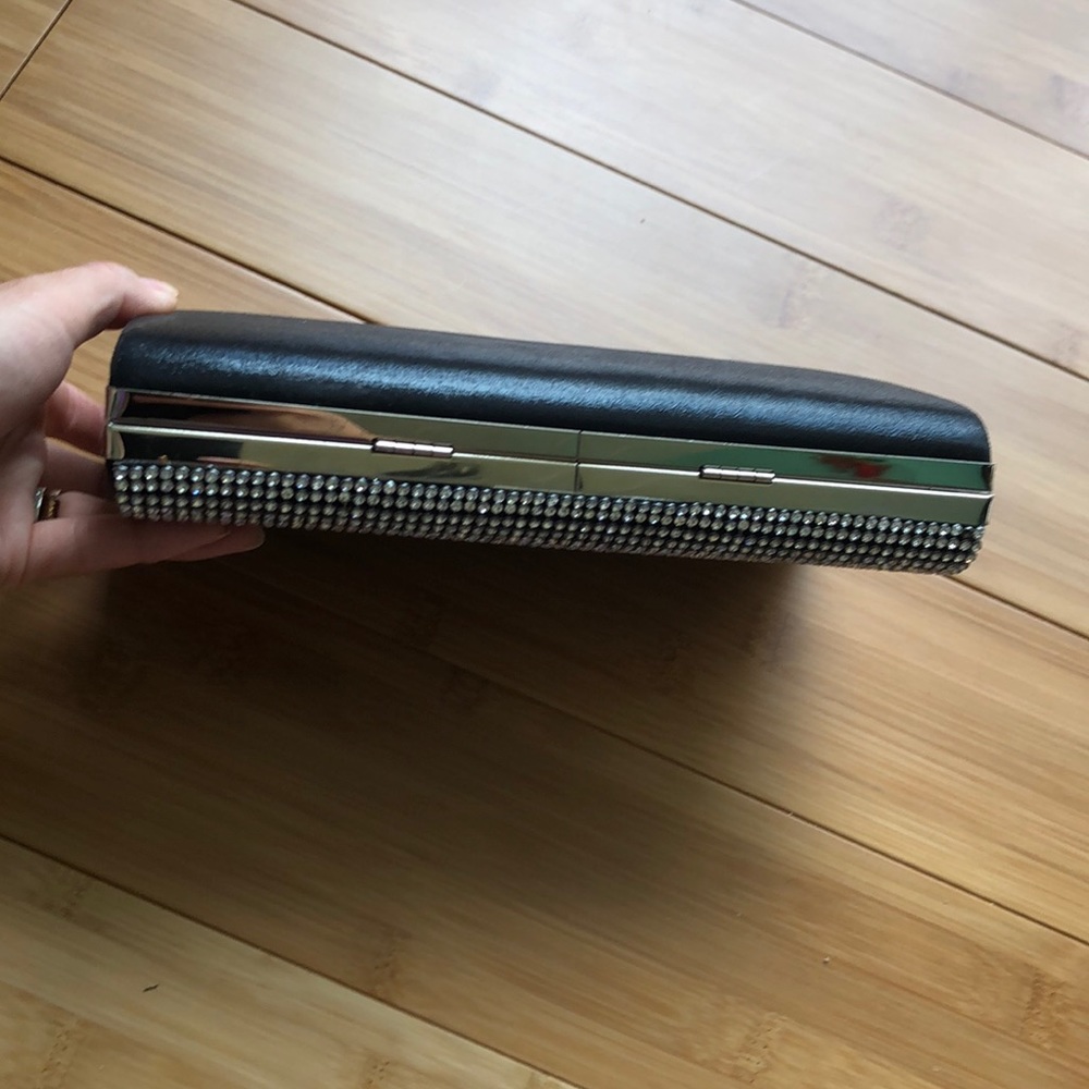 Black and Rhinestone Clutch - Picture 6 of 6